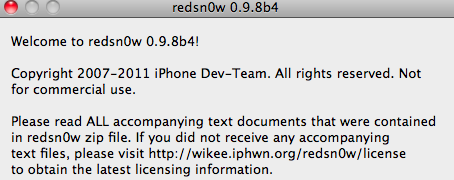 redsn0w 0.9.8b4 redsn0w 0.9.8b4