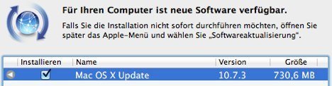 OS X 10.7.3 OS X 10.7.3