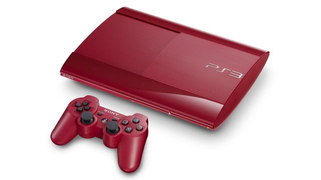 PlayStation 3 Super-Slim Granat-Rot PlayStation 3 Super-Slim Granat-Rot