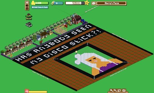 Lady Gaga in Farmville Lady Gaga in Farmville