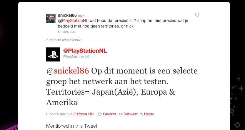 PlayStationNL über Tests im PSN