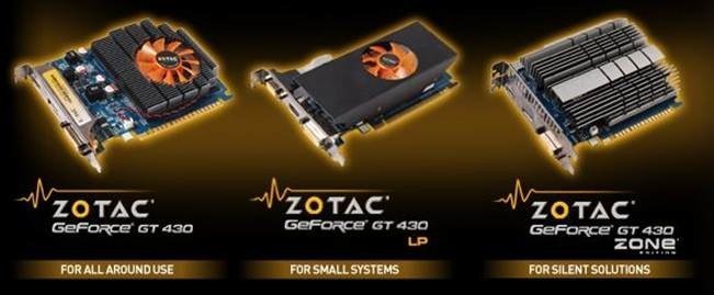 Zotac GeForce GT430 Zotac GeForce GT430