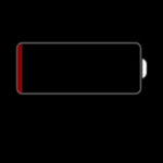 Leerer iPhone-Akku