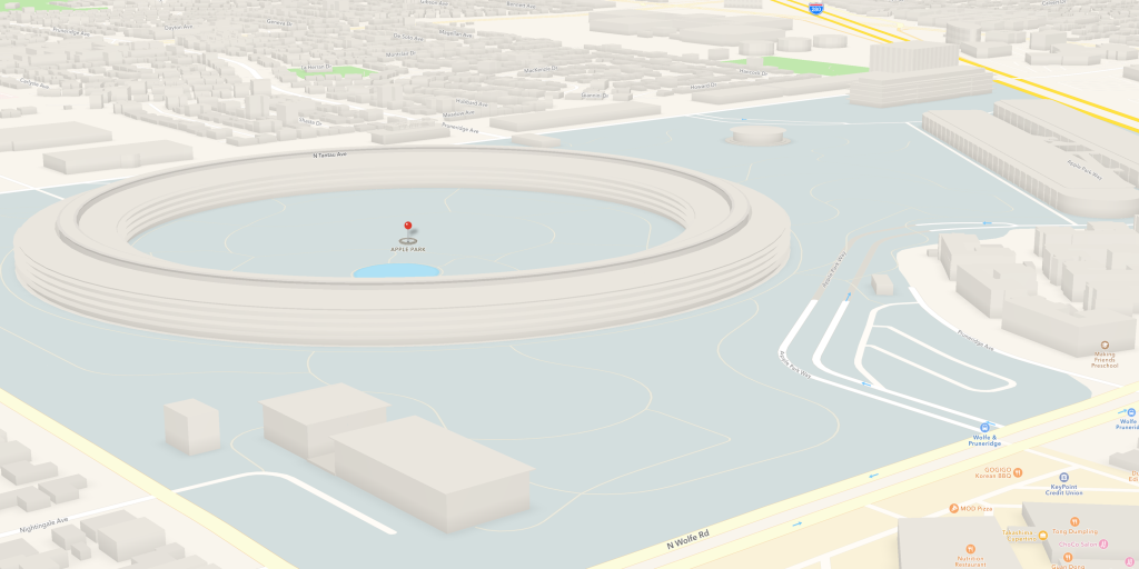3D-Modell des Apple Park