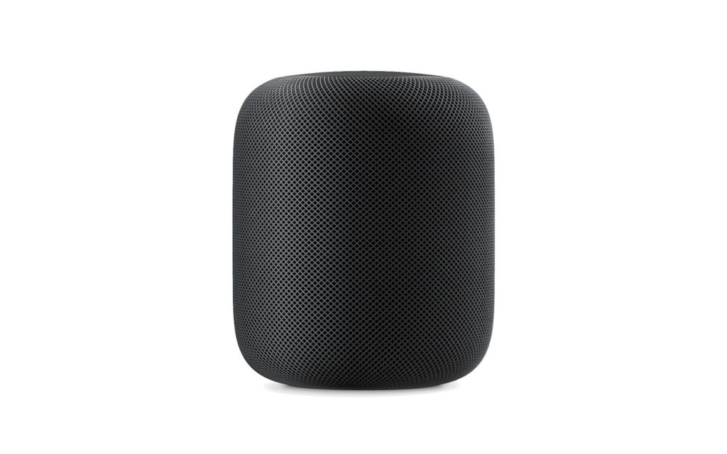HomePod in Schwarz, Bild: Apple
