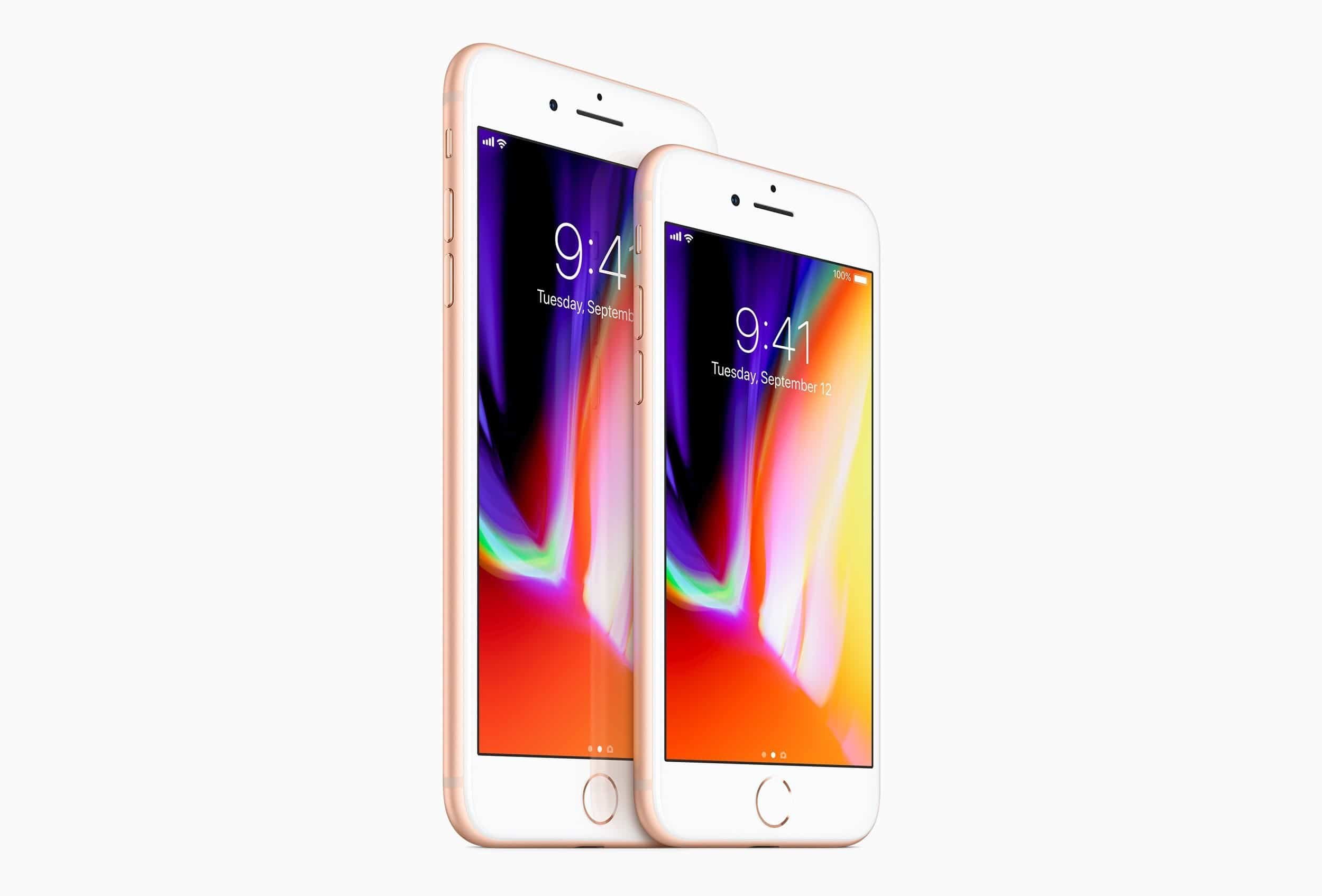 iPhone 8 und iPhone 8 Plus, Bild: Apple