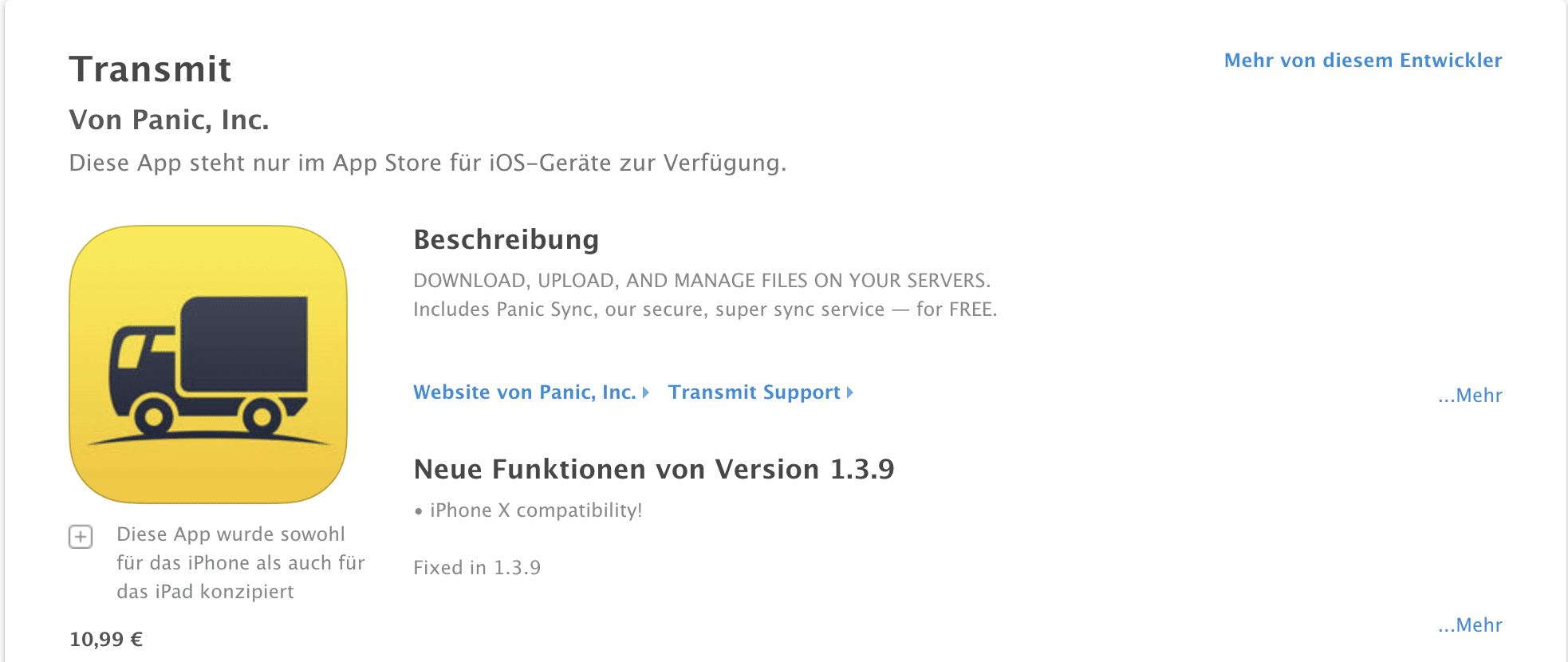 Transmit für iOS