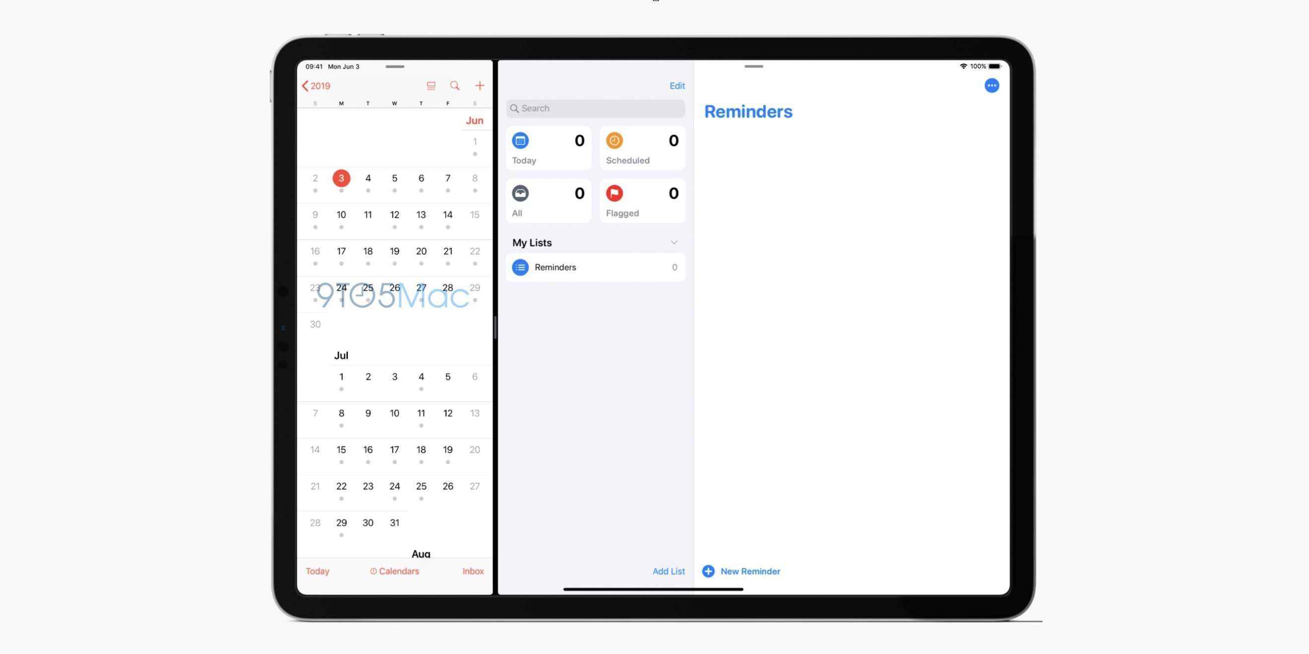 iOS 13 auf iPad - Screenshot / 9to5Mac