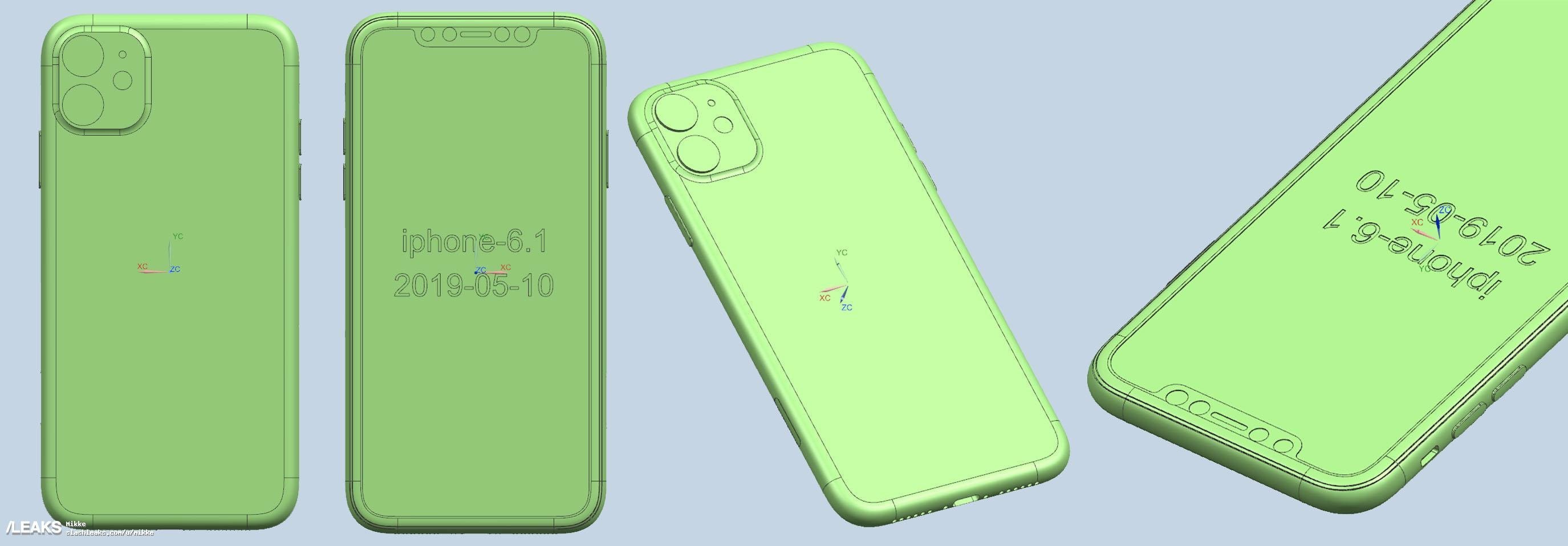 iPhone XIR Renderings - Slashleaks