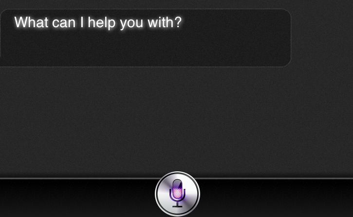 Webseite simuliert Siri – Screenshot Webseite simuliert Siri – Screenshot